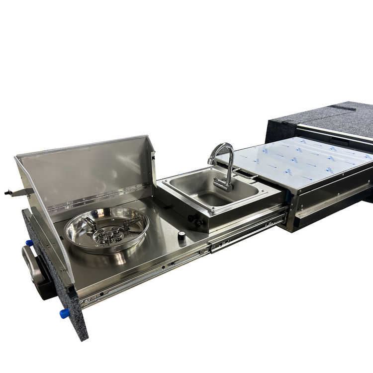Toyota Hilu x Mid-Height with Normal Height drawer Including Kitchen Kit