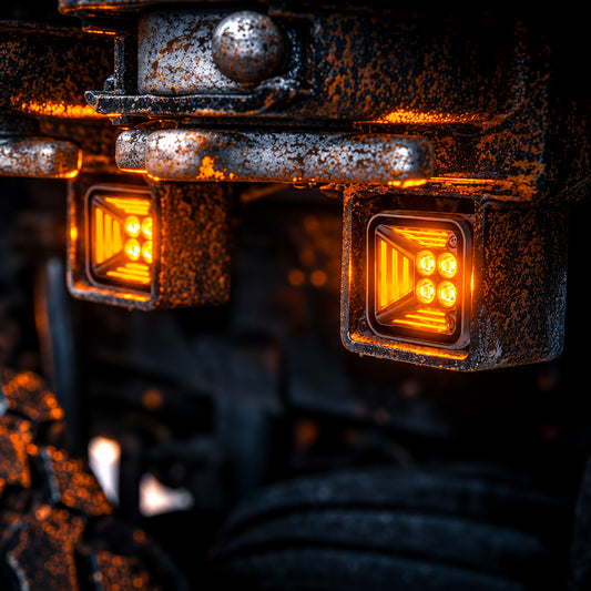 Dark knight Fortex work light amber