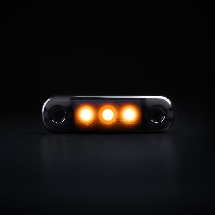 Dark Knight Super Dark Slim Amber Sidemarker