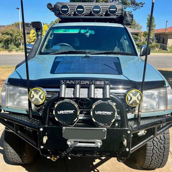 Toyota Land Cruiser 100 Series J100 100W Hood Solar Panel