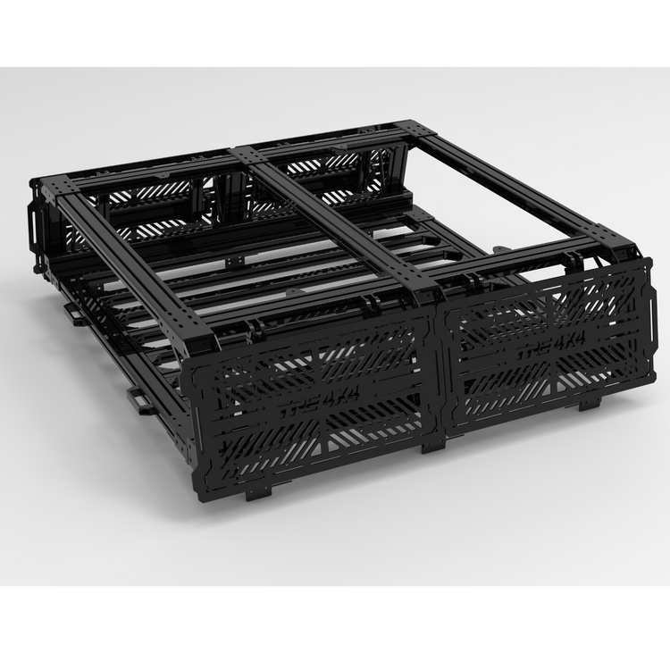 Deluxe half  height modular bed rack