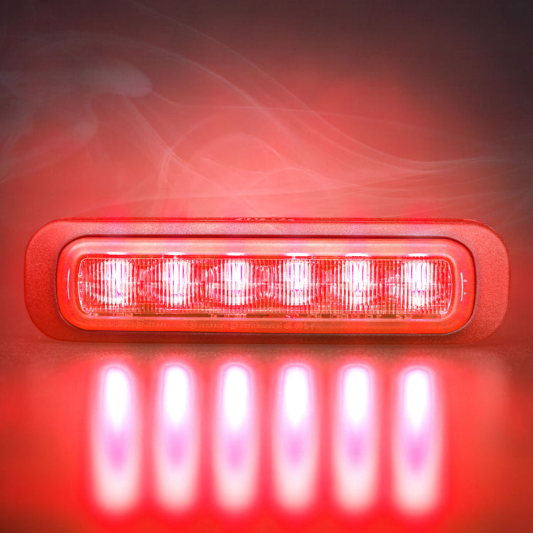 DARK KNIGHT Strobe Light Red 6 LED