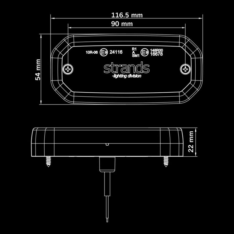 FOR9T Scale White Position Light