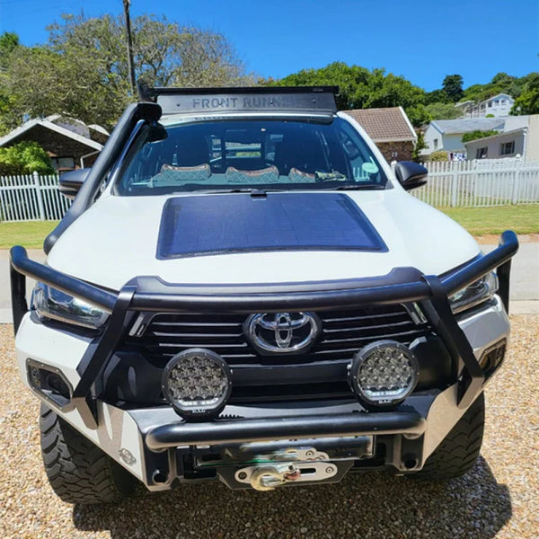 Hilux 100W hood solar panel,