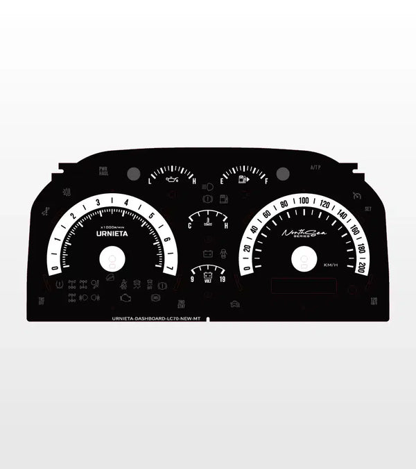 New LC70 Series NS Retro Dashboard Automatic