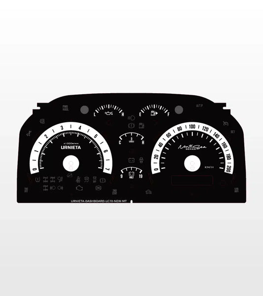 New LC70 Series NS Retro Dashboard Automatic